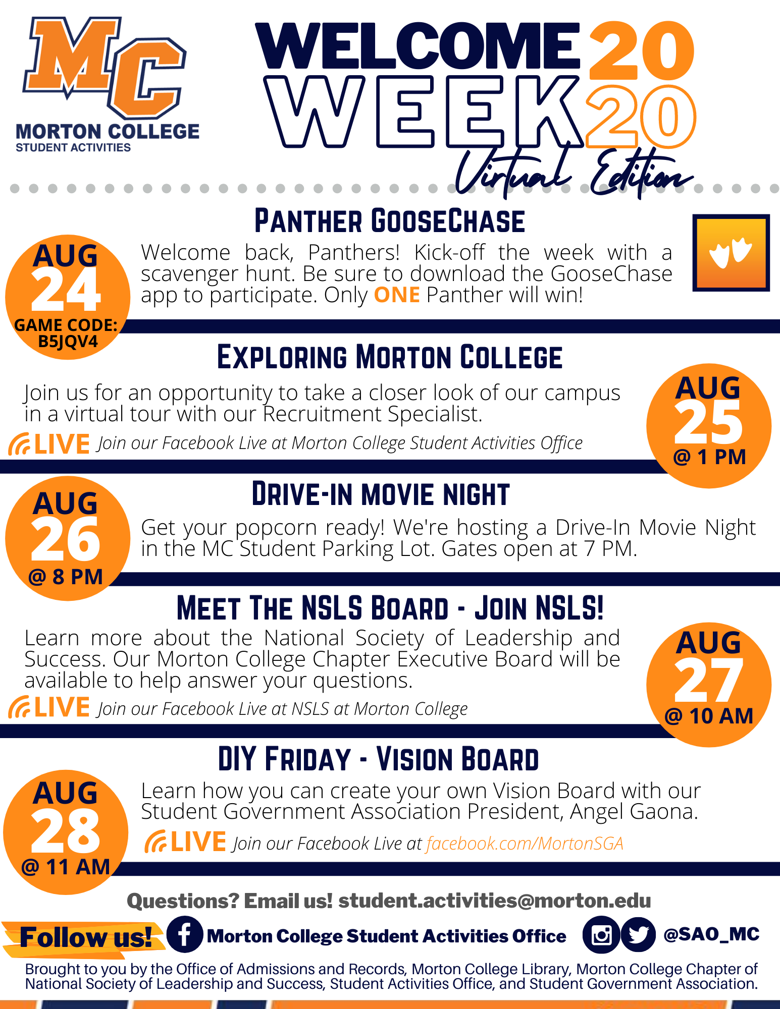 Welcome Week Exploring Morton College Morton College