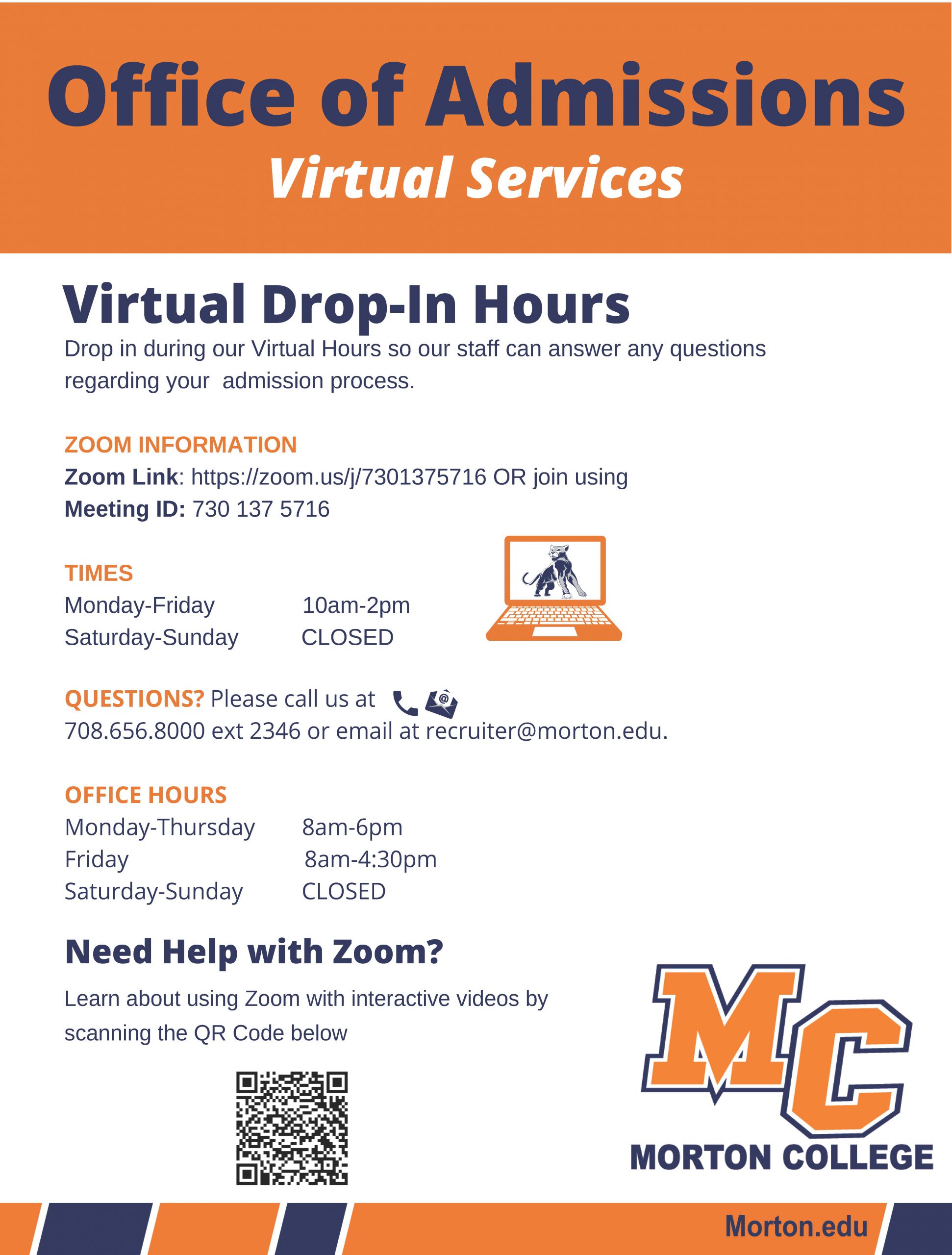 MC_Office of Admissions Virtual Services MC_Office of Admissions Virtual Services