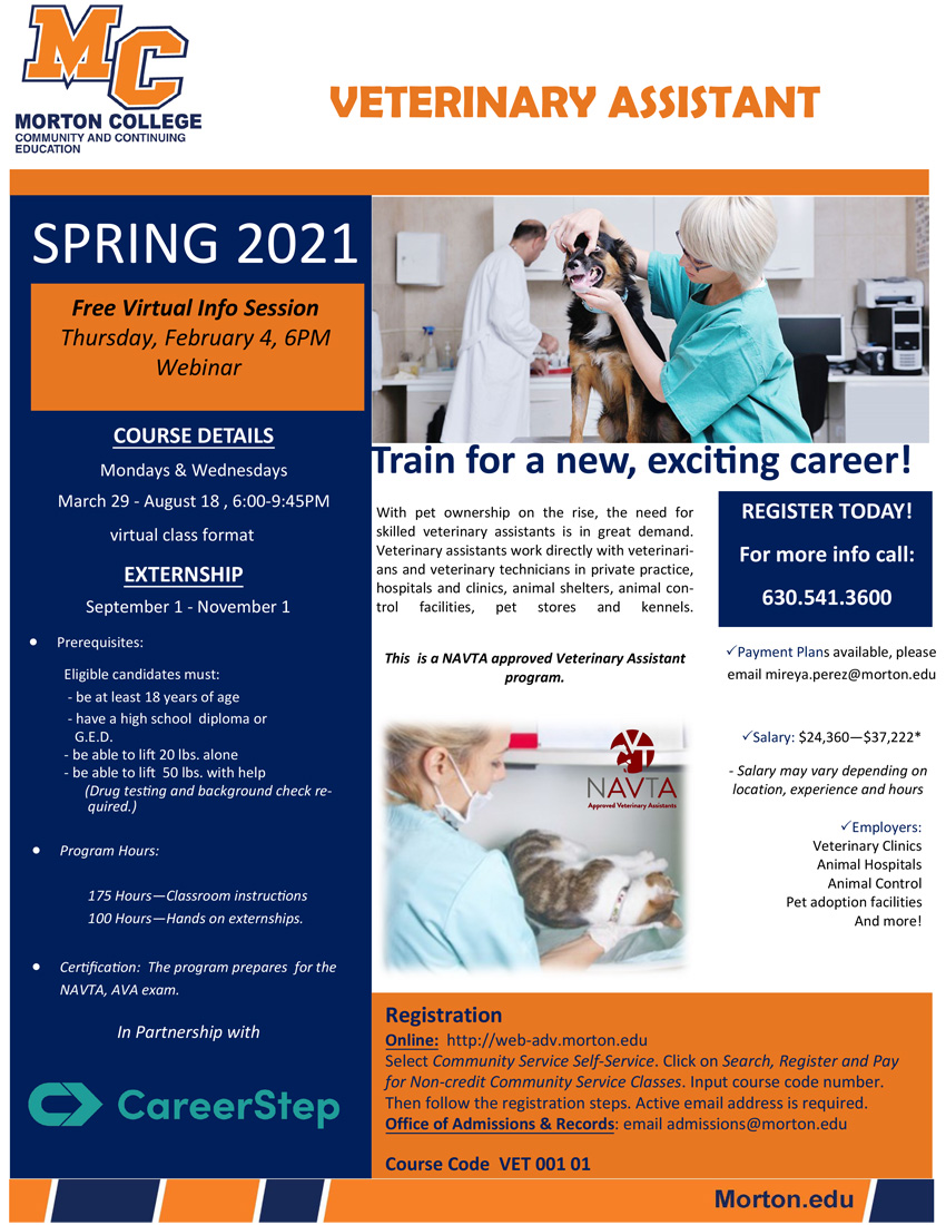 Veterinary Assistant Morton College