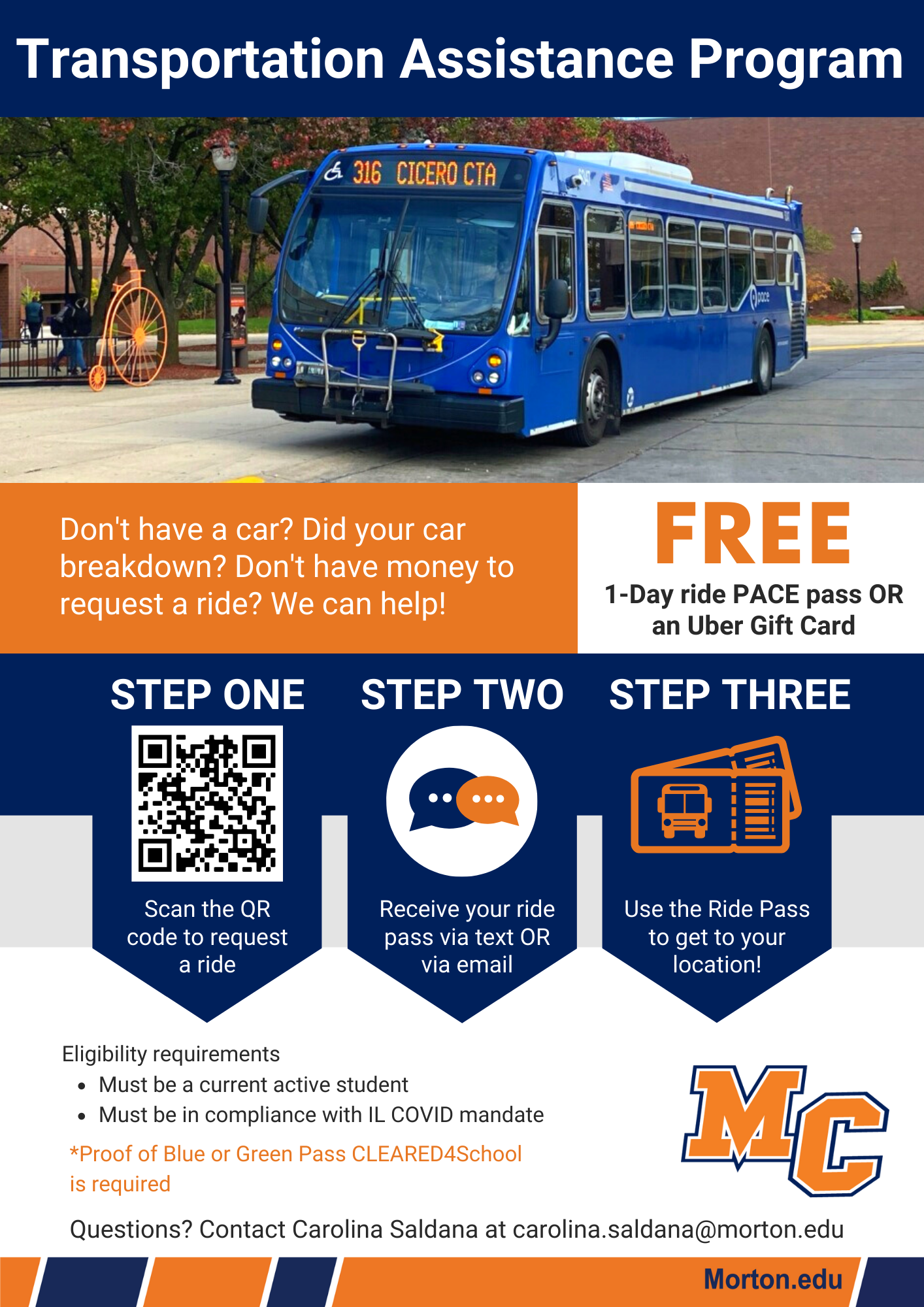 Morton College Introduces Transportation Assistance Program (TAP