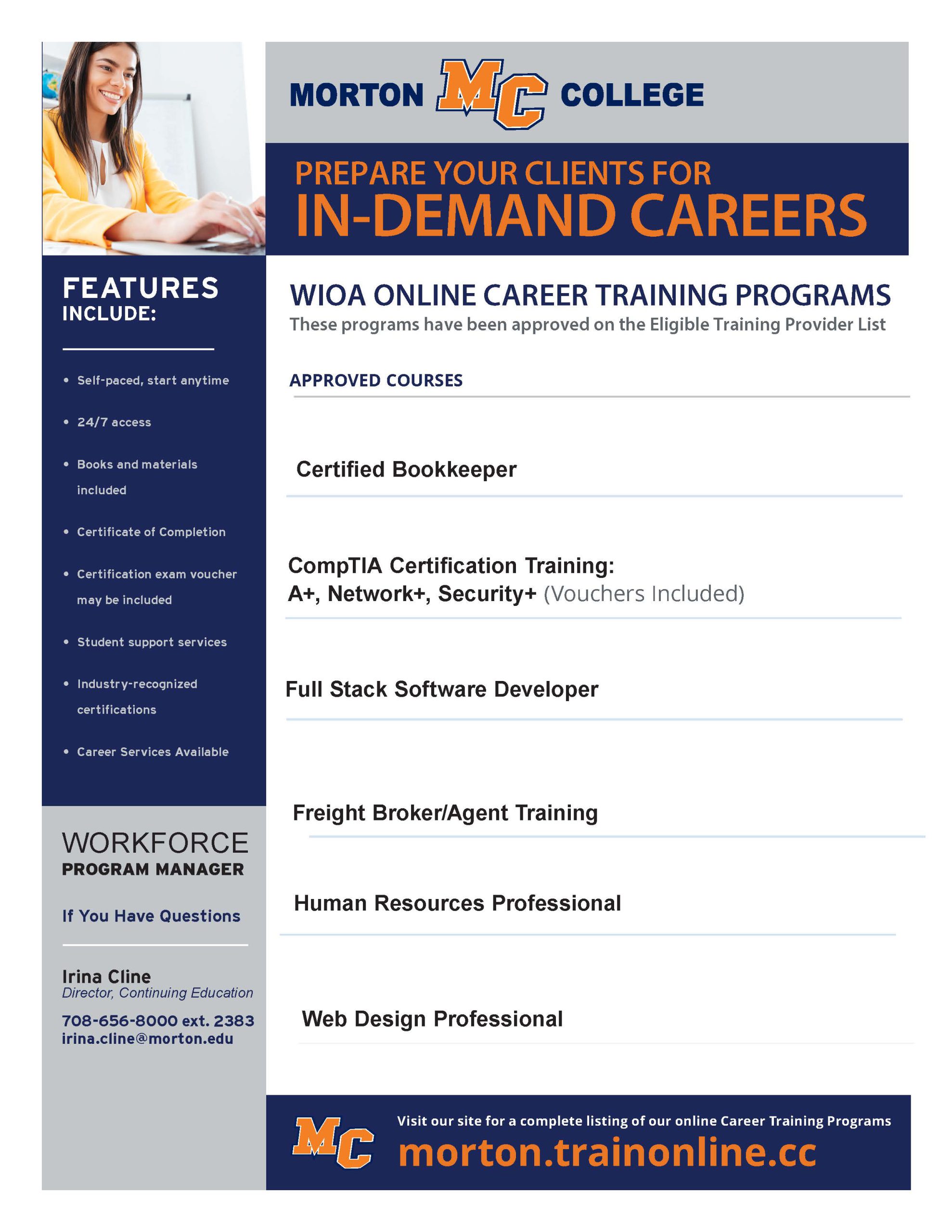 WIOA Online Programs updated